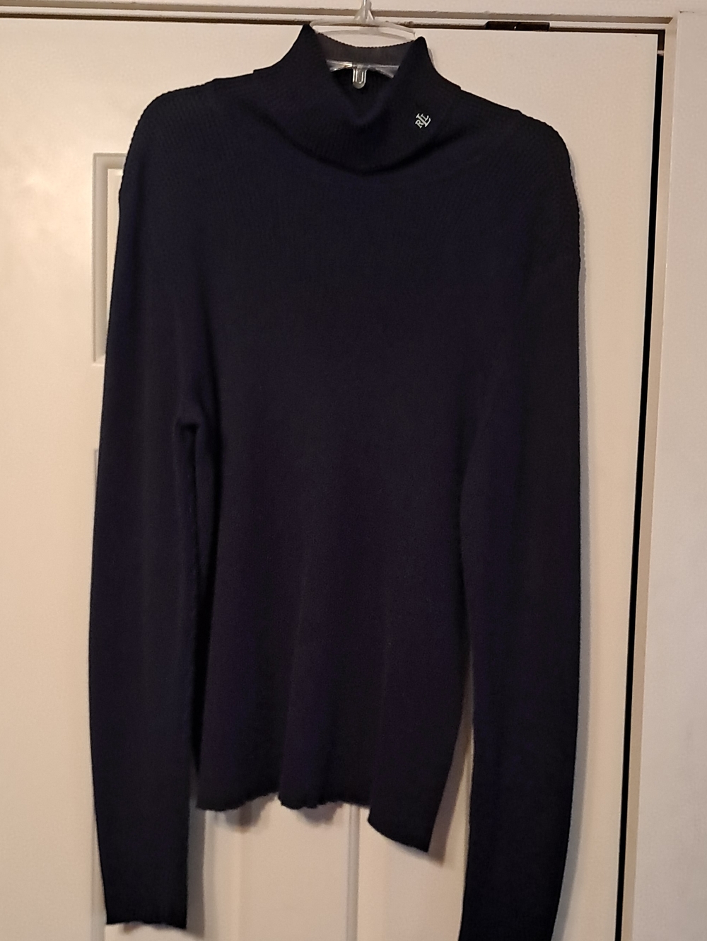 Lauren Navy Blue Turtleneck Sweater L